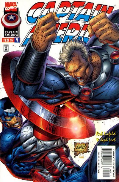 Captain America, Vol. 2 #4A – Fire (Direct Edition)