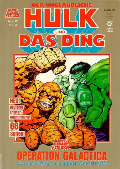 Marvel Comic Exklusiv [GER] #3 – Der Unglaubliche Hulk und das Ding: Operation Galactica