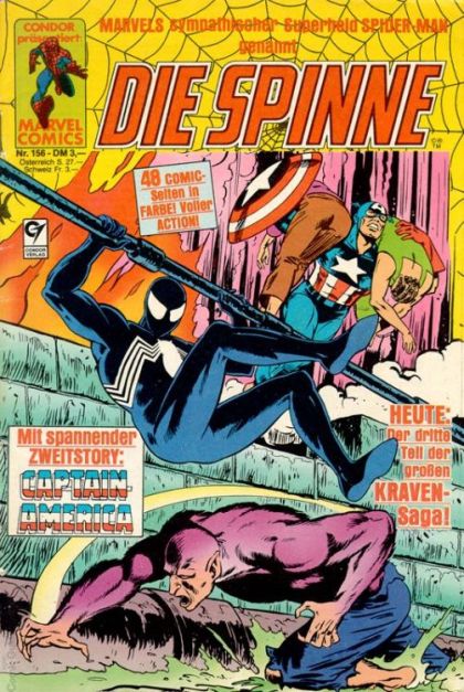 Die Spinne (Condor) [GER] #156 – enthält: Peter Parker, the Spectacular Spider-Man, Vol.1 #131; Marvel Fanfare, Vol.1 #18