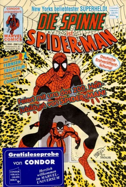 Die Spinne (Condor) [GER] #200 – enthält: The Amazing Spider-Man, Vol.1 #341; The Amazing Spider-Man Annual, Vol.1 #24; Marvel Fanfare, Vol.1 #6
