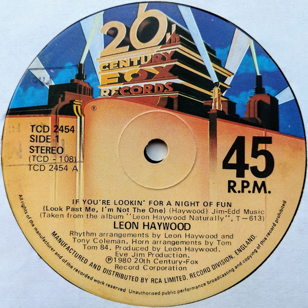 Leon Haywood - If You're Lookin' For A Night Of Fun (Look Past Me, I'm Not The One)