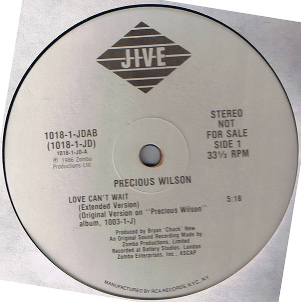 Precious Wilson - Love Can't Wait