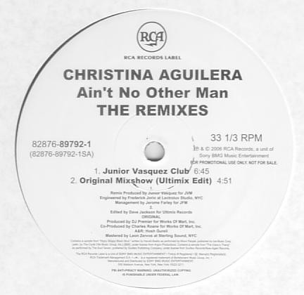 Christina Aguilera - Ain't No Other Man (The Remixes)