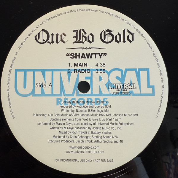 Que Bo Gold - Shawty