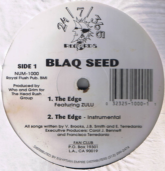 Blaq Seed - The Edge / Sleep Deep / Buddha (The Basement Jam)